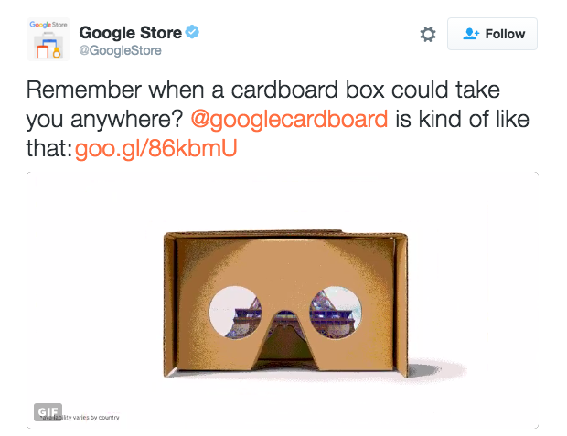 cardboard tweet