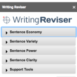 categories in sas writing reviser